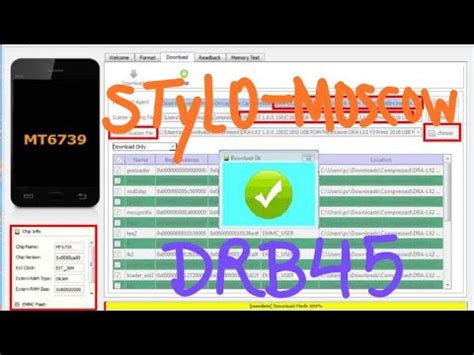 Firmware de Stylo Moscow DRB45 ( FLASH FILE STYLO .